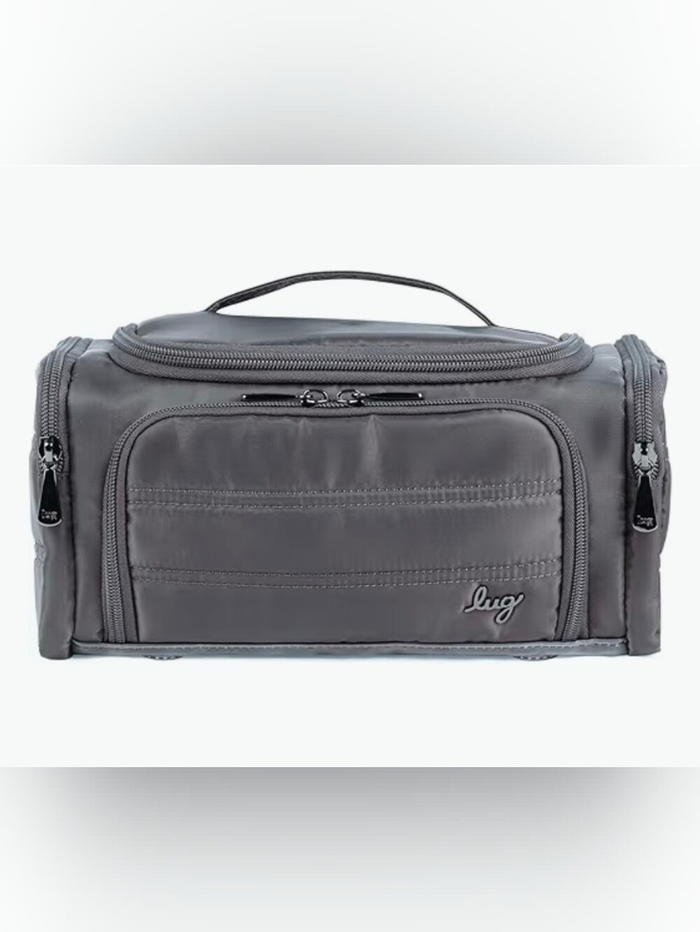 LUG Trolley Cosmetic Case In Gunmetal Gray